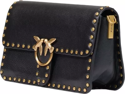 Çantë krahu Pinko Love One Slouchy MN Studs SMA 107665, për femra, e zezë
