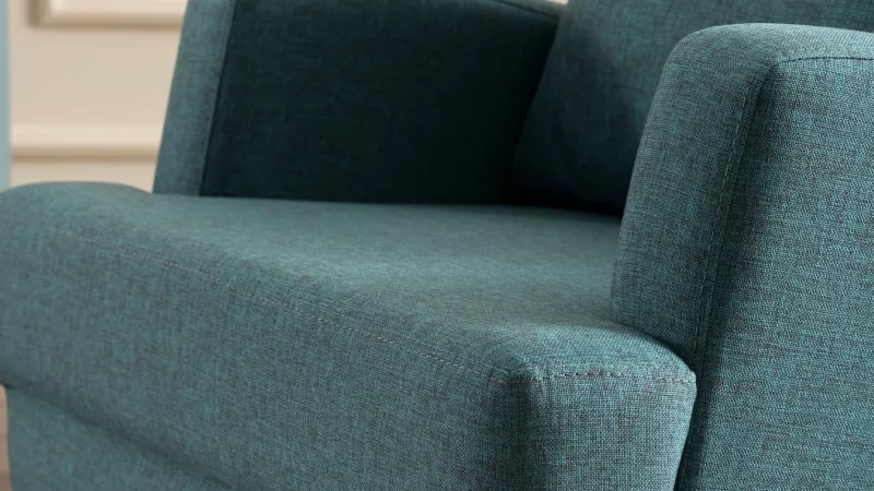 Karrige bergere, ngjyrë turquoise, Atelier del Sofa, Kana