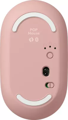 Tastierë me maus wireless Logitech POP ICON COMBO, Bluetooth, QWERTY, rozë/bardhë