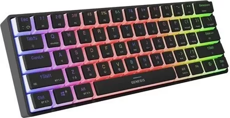 Tastierë Genesis Thor 660 G2 RGB, Gateron Red, e zezë