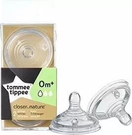 Biberon Tommee Tippee Closer to Nature TT0006, silikon, 0m+, set 2 copë