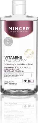 Ujë micelar tonifikues Mincer Pharma Vitamins Philosophy No.1011 250ml