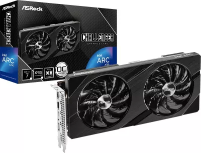Kartelë grafike ASRock Challenger Intel Arc A750 D 8GB OC, 8 GB, GDDR6, PCI Express x16 4.0, e zezë