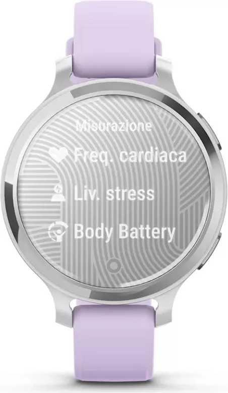 Smartwatch Garmin Lily® 2 Active – Silver with Purple Jasmine Silicone Strap thumbnail 4