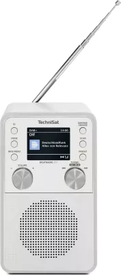 Radio digjitale TechniSat DigitRadio 317, DAB+, FM, e bardhë