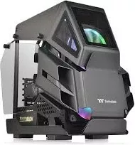 Kasë Thermaltake AH T200, Micro Tower, micro ATX/Mini-ITX, e zezë