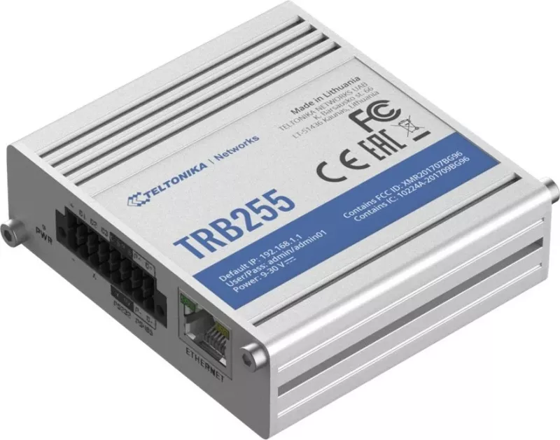 Gateway industrial Teltonika TRB255, Dual SIM LTE, Gri