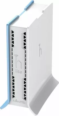 Access point Mikrotik hAP lite RB941-2nD-TC, Wi‑Fi 4 2.4GHz 300Mbps, 4x Fast Ethernet, bardhë/kaltër