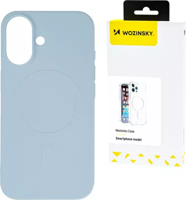 Mbështjellës silikon Wozinsky për Samsung Galaxy S24 FE, MagSafe, kaltër