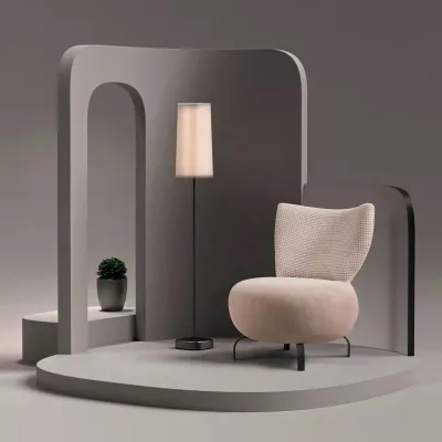 Set karrigesh 'wing', Atelier del Sofa, Loly, salmon