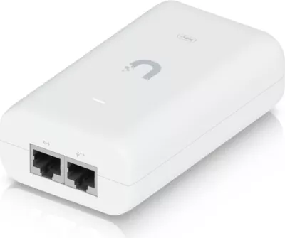 Adapter PoE++ Ubiquiti U-POE++, 60W, 48V DC, i bardhë