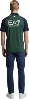 Maicë polo për meshkuj EA7 7M002805 AF13689, blu-jeshile [Madhësia: XS]