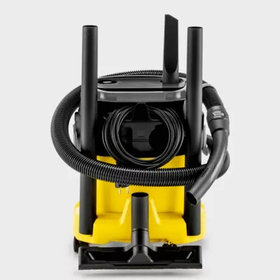Fshesë me korrent lagë e thatë, Karcher, KWD 3 V-15/4/20 (BYY) 1.628-444.0, depozitë 15L çelik inox, 1000W, verdhë