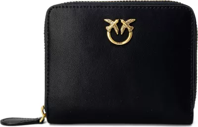 Portofol Pinko Taylor Zip Around Vitello Seta 100249 A0F1 për femra, i zi