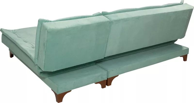 Kënd-sofë krevati Atelier del Sofa, kënd i djathtë, ngjyrë deti e gjelbër