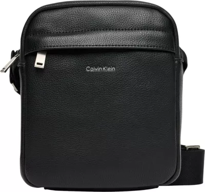 Çantë crossbody për meshkuj Calvin Klein Raised Reporter LV04D3160G, e zezë
