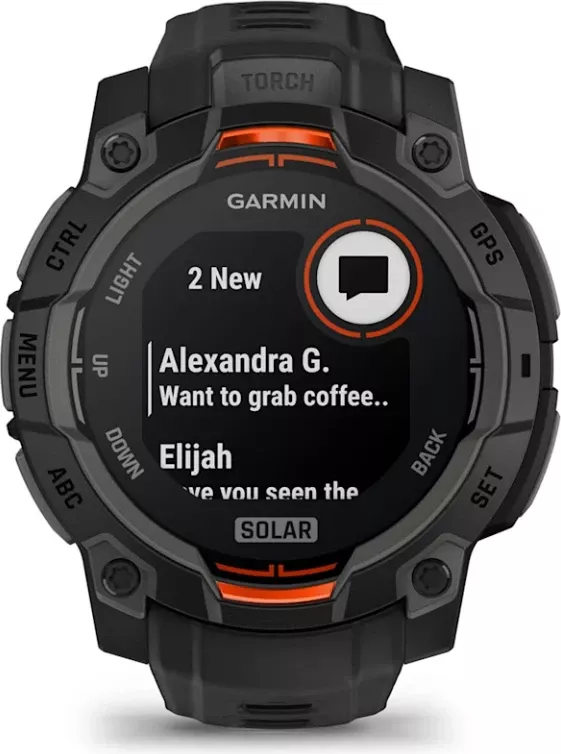 Smartwatch Garmin Instinct® 3 Solar, Black, 45 mm thumbnail 4