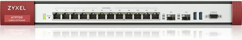 Firewall Zyxel ATP700, 6 Gbit/s, 150 përdorues, 1U