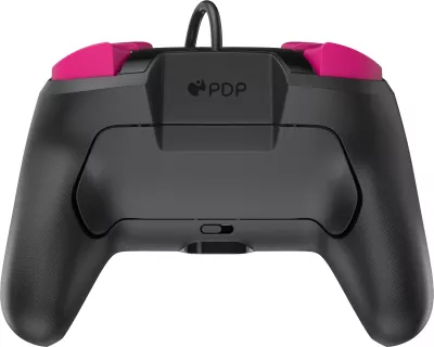 Kontroller me kabllo PDP REMATCH Calamity Ganon, jack 3.5mm, paddle mbrapa, për Nintendo Switch/Switch OLED/Switch 2, zi/rozë