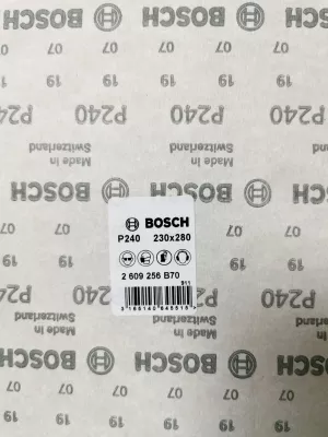 Letër smerili Bosch 230x280mm P240, 50 copë, e kuqe