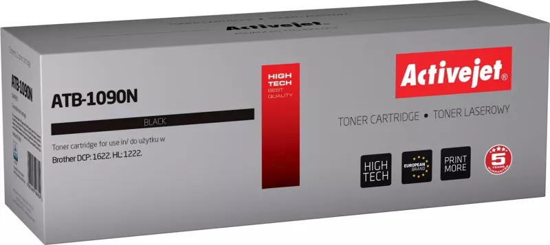 Toner zëvendësues Activejet ATB-1090N për printer Brother, i zi