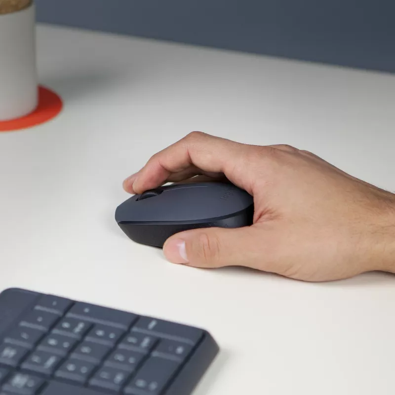 Maus Logitech M170 Wireless, Ambidextrous, Optical, RF Wireless, 1000 DPI, Gri thumbnail 3