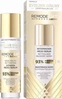 Serum për fytyrë Eveline d'Aury Remodelift Therapy Vitamin Mesotherapy për femra, 30ml