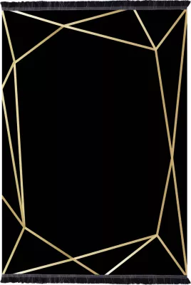 Tapet JOSIANE, zi-ari, me franja, FH7676.30, 80x150cm