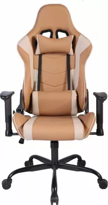 Karrige gaming EXPLOR për zyre, ngjyrë mocca-grez, 50x71x135