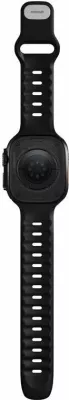 Rrip Smartwatch Nomad Tempo Band 49mm për Apple Watch Ultra 1/2/3, i zi