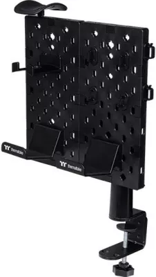 Pegboard gaming Thermaltake i vogël, çelik, i zi