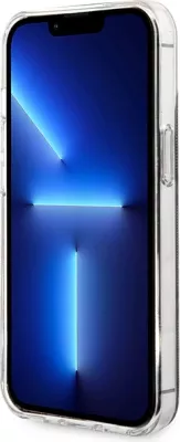 Set mbështjellës Guess GUBPP13LH4EACSW me karikues wireless për iPhone 13 Pro, 4G Print, kafe