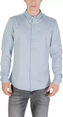 Këmishë për meshkuj Only & Sons ONSROBIN 22031023, kaltër e çelët