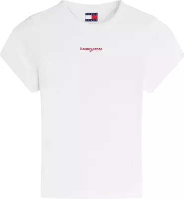 Maicë për femra Tommy Hilfiger Jeans DW0DW22809, krem [Madhësia: XS]