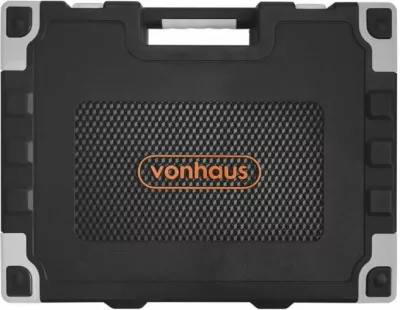 Set veglash VONHAUS 3500186, 215 copë, e zezë/portokalli