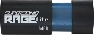 USB memorje Patriot Supersonic Rage Lite 64GB USB 3.2 Gen 1 120MB/s e zezë/blu