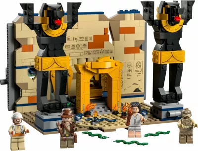 Set ndërtimi LEGO Indiana Jones 77013, Escape from the Lost Tomb, shumëngjyrësh