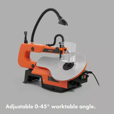 sharrë scroll VONHAUS 3500180 405mm me dritë LED, portokalli/zezë