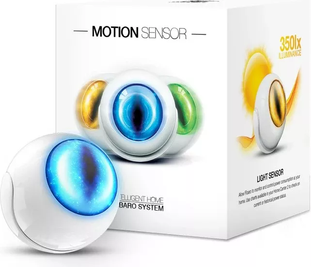 Detektor i lëvizjes me wireless Fibaro FGMS-001-ZW5, i bardhë