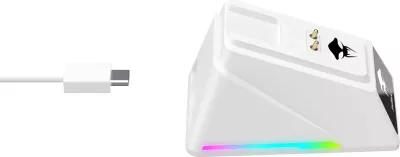 Maus gaming HAVIT StarBlaze-1, me ose pa kabllo, 26000 DPI, i bardhë dhe i zi