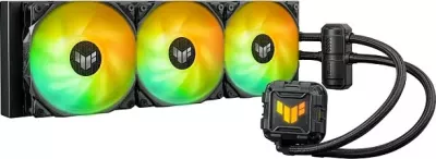 Kasë ftohëse me lëng ASUS TUF Gaming LC 360 II ARGB, 3 ventilatorë, ARGB, e zezë