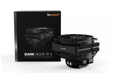 Kasë ftohëse procesori BE QUIET! Dark Rock TF 2, BK031, 2 ventilatorë, alumini