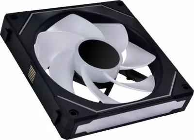 Ventilator PC Lian Li UNI FAN SL-INF 140 Reverse Blade (UF-RSLIN140-1B) ARGB PWM 140mm, zi/gri, 1 copë