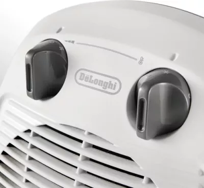 Ngrohës elektrik me ventilator De’Longhi HVA3220, 2000 W, IP21, për deri 60 m³, gri/bardhë