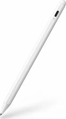 Stilolaps digjital Tech-Protect Digital Stylus Pen, 4096 nivele presioni, majë 1.5 mm, USB-C, i bardhë