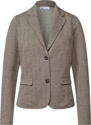 Blazer për femra Street One QR Dessin Basic 213112, kafe [Ngjyra: 44]