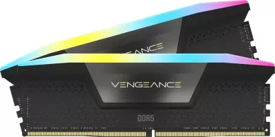 RAM Memorje Corsair Vengeance RGB 32GB (2x16GB) DDR5 7200MHz, e zezë