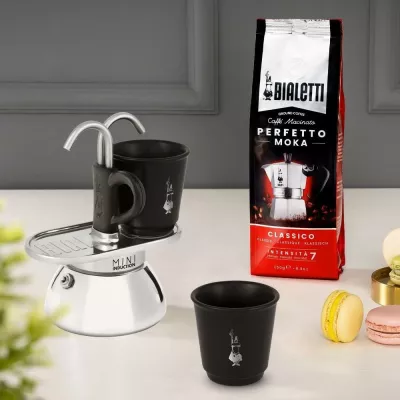 Aparat kafeje Bialetti Mini Express 0.8L, argjendtë