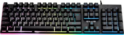 Tastierë gaming Marvo K604 Soldier 20, me kabllo, RGB, 104 taste, e zezë