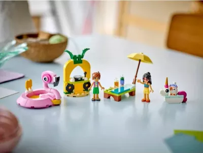 Lodra Lego për fëmijë Friends Unicorn and Flamingo Pool Party